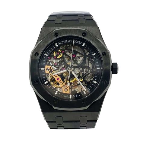 audemars piguet skeleton wristwatches ebayebay|audemars piguet black skeleton price.